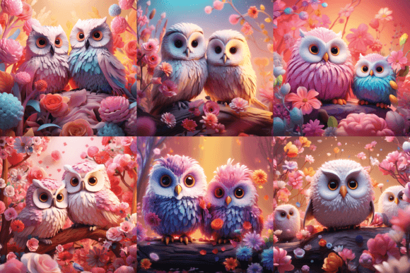 3D Colorful Cute Owl Printable Images: The Ultimate Digital Resource for Creative Projects