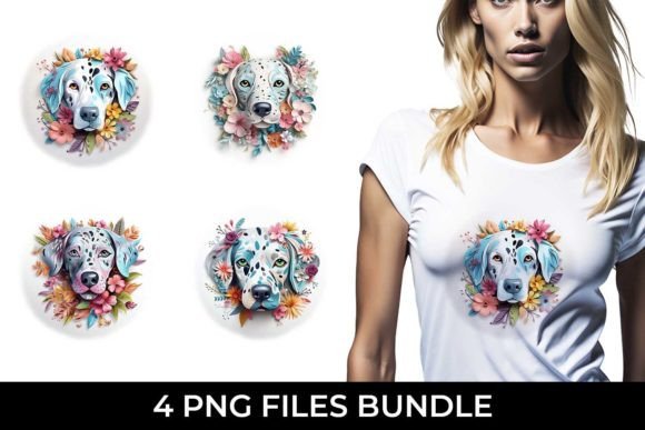 3D Floral Fantasy Dalmatian Sublimation: A Practical Design Asset Review