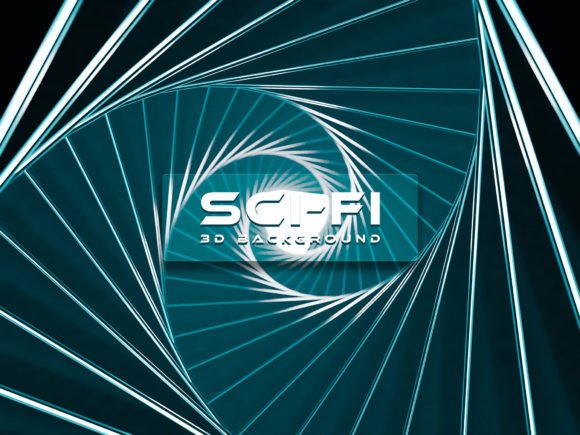 3D Sci-Fi Background
