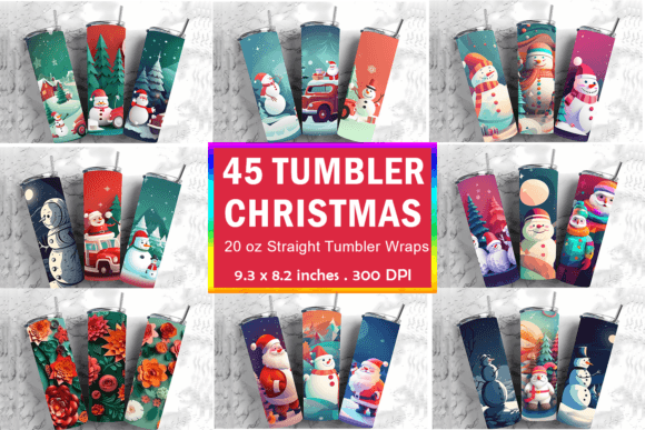 45 MEGA Bundle 3D Christmas Tumblers: A Comprehensive Evaluation for Creative Professionals