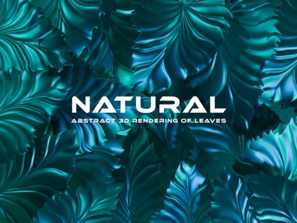 Leaves Natural 3D Background Evaluation