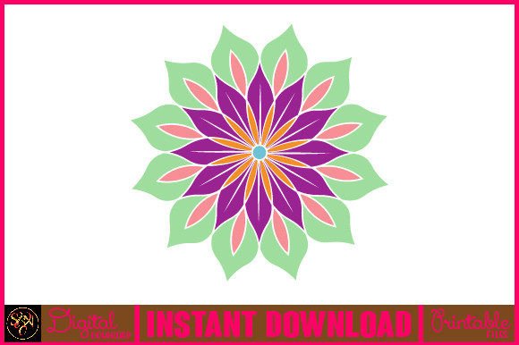 Mandala 3D Layered SVG Cut File-102