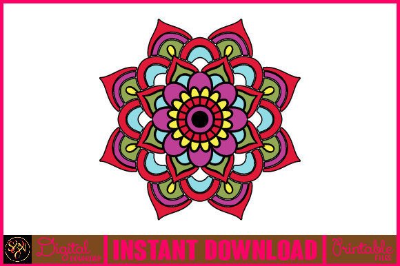 Mandala 3D Layered SVG Cut File-108: A Versatile Design Solution for Creative Projects