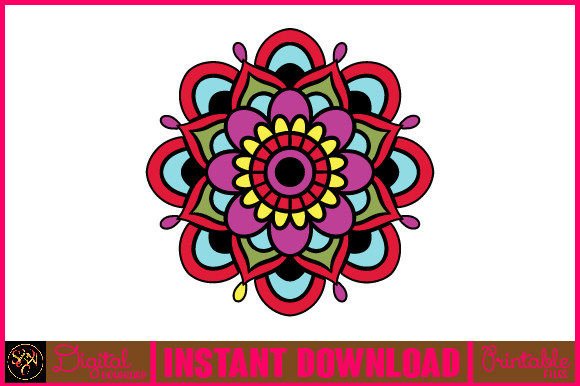 Mandala 3D Layered SVG Cut File-128: Premium Design Asset