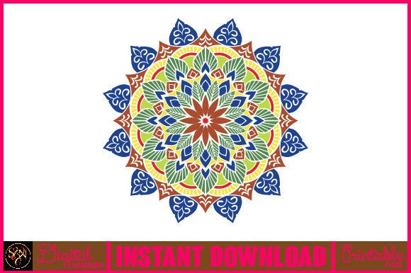 Mandala 3D Layered SVG Cut File-82