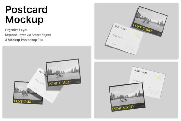 Postcard 3D Mockup